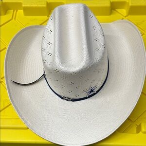 Dallas Cowboys Prohats White Cowboy Hat with Star